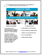 Facilitation Strategies